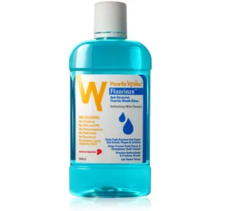 Pearlie White Fluorinze Mouth Wash 500 Ml
