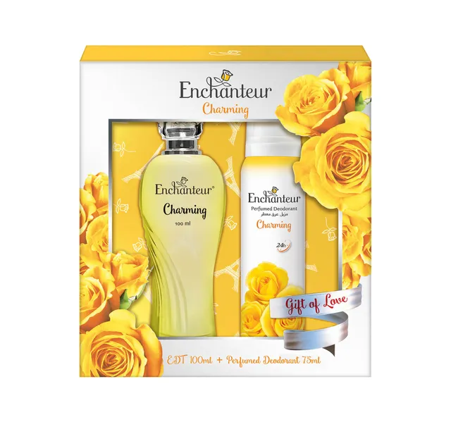 Enchanteur Edt Charming 100 Ml Perfumed Deodorant 75 Ml