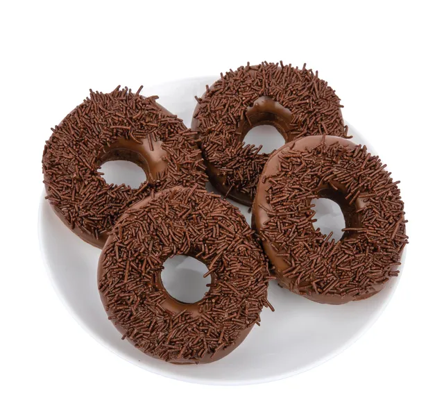 Bake Art Lulu Triple Chocolate Doughnuts 4 Pcs