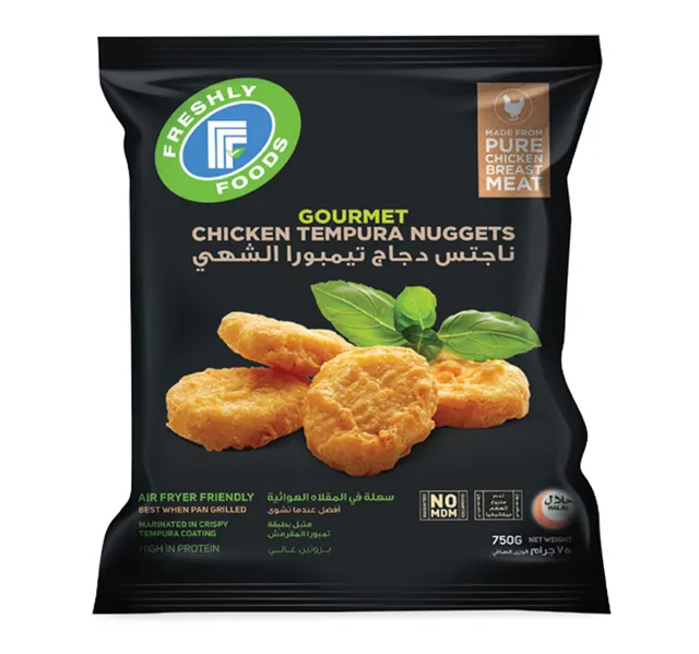 Freshly Foods Gourmet Chicken Tempura Nuggets 750 G