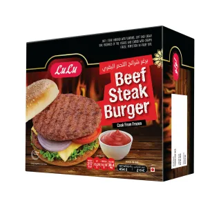 Lulu Beef Steak Burger 454 G