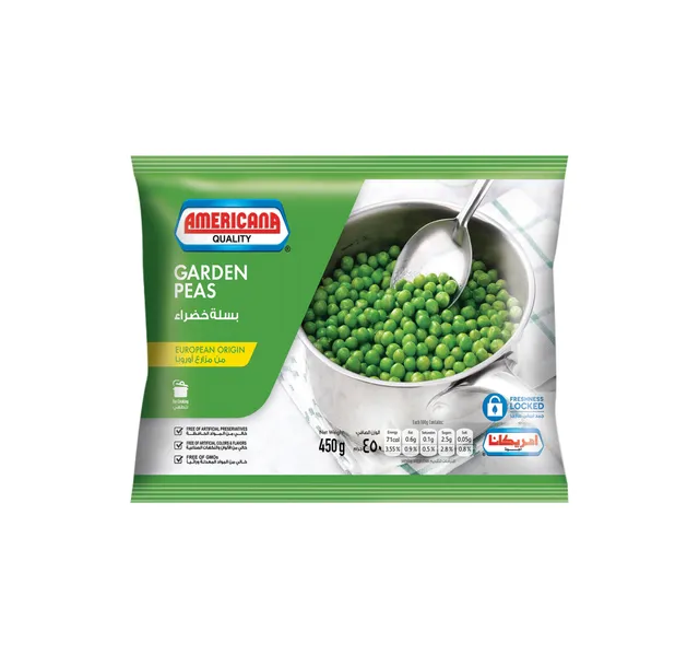 Americana Fresh Frozen Garden Peas 450 g