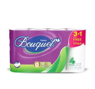 Sanita Bouquet Kitchen Towels 3ply 4 Rolls
