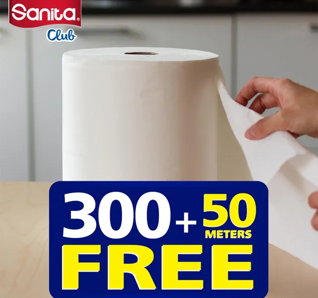 Sanita Club Maxi Roll, 350m, 1 Roll