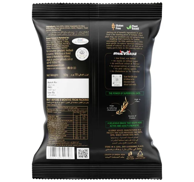 Eatopia Superfood Oat Bites Bbq 50 G