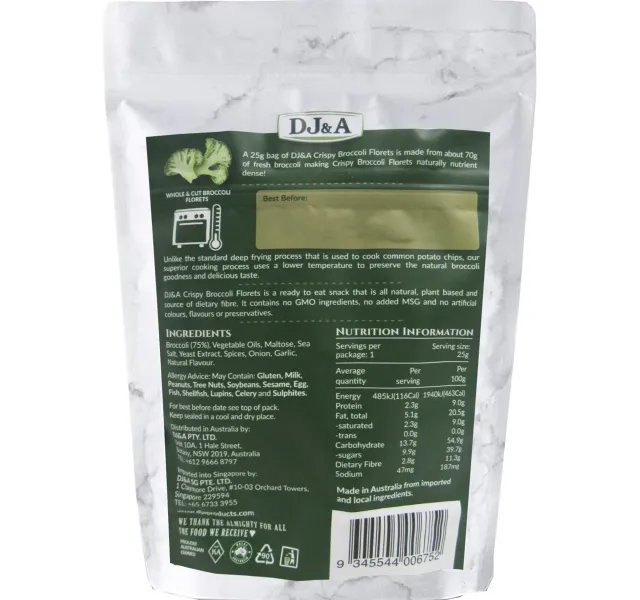 Dja Crispy Broccoli Florets 25 G