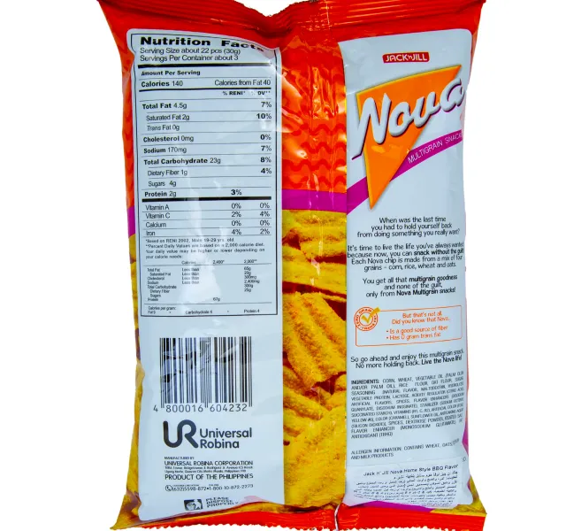 Jack 'N Jill Nova Home Style Barbecue Multigrain Snacks