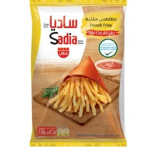 Sadia French Fries Thin Cut 25 Kg