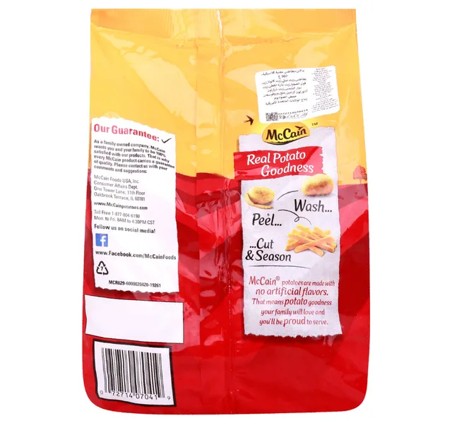 Mccain Classic Fries Straight Cut Potatoes 907 G