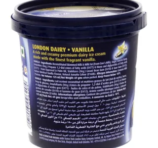 London Dairy Vanilla Ice Cream 125 ml