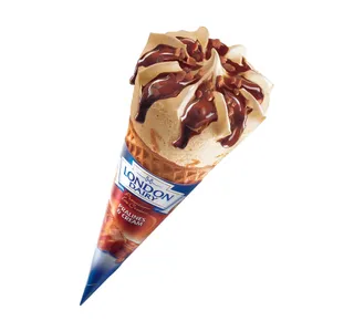 London Dairy Praline Cream Ice Cream Cone 120 Ml