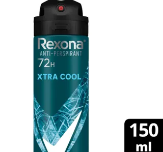 Rexona Advanced Protection 72H Xtra Cool Anti-Perspirant Deodorant Spray for Men 2 x 150 ml