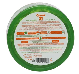 Creme 21 Moisturizing 95 Aloe Vera Gel 300 Ml