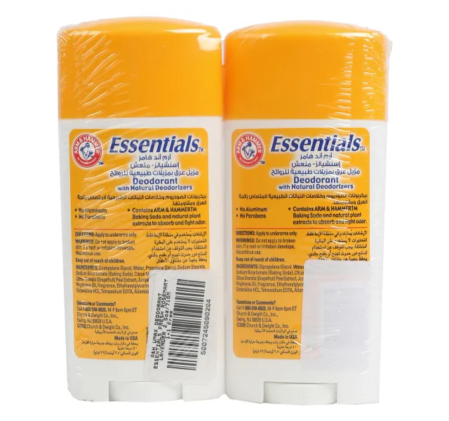 Arm Hammer Essentials Rosemary Lavender Deodorant Stick 2 71 G
