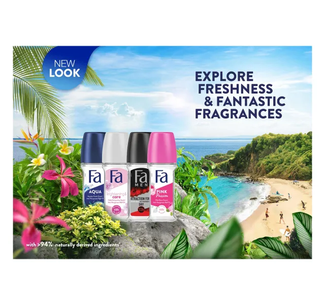 Fa Sport Roll On Deodorant For Men Value Pack 2 x 50 ml