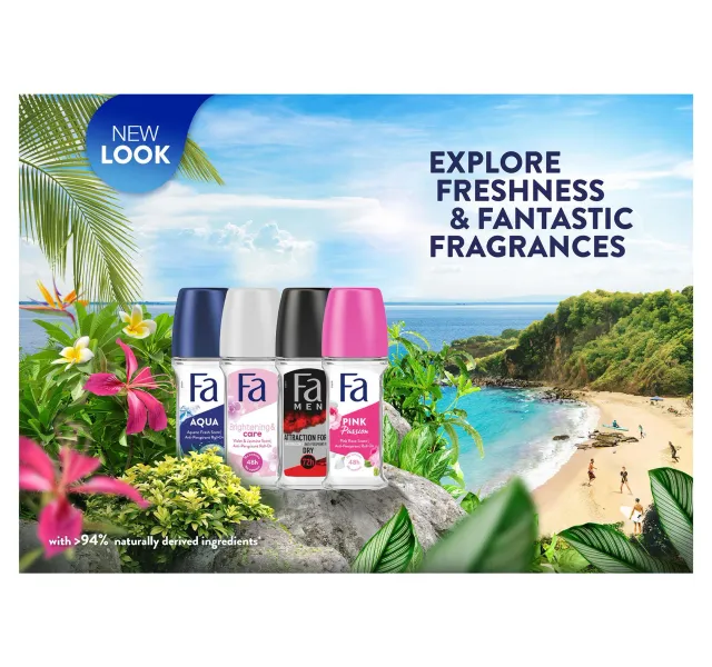 Fa Aqua Antiperspirant Roll On 2 50 Ml