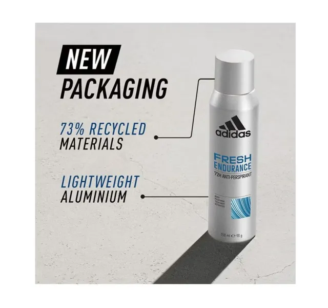 Adidas Fresh Endurance 72H Anti-Perspirant Deo Spray 150ml