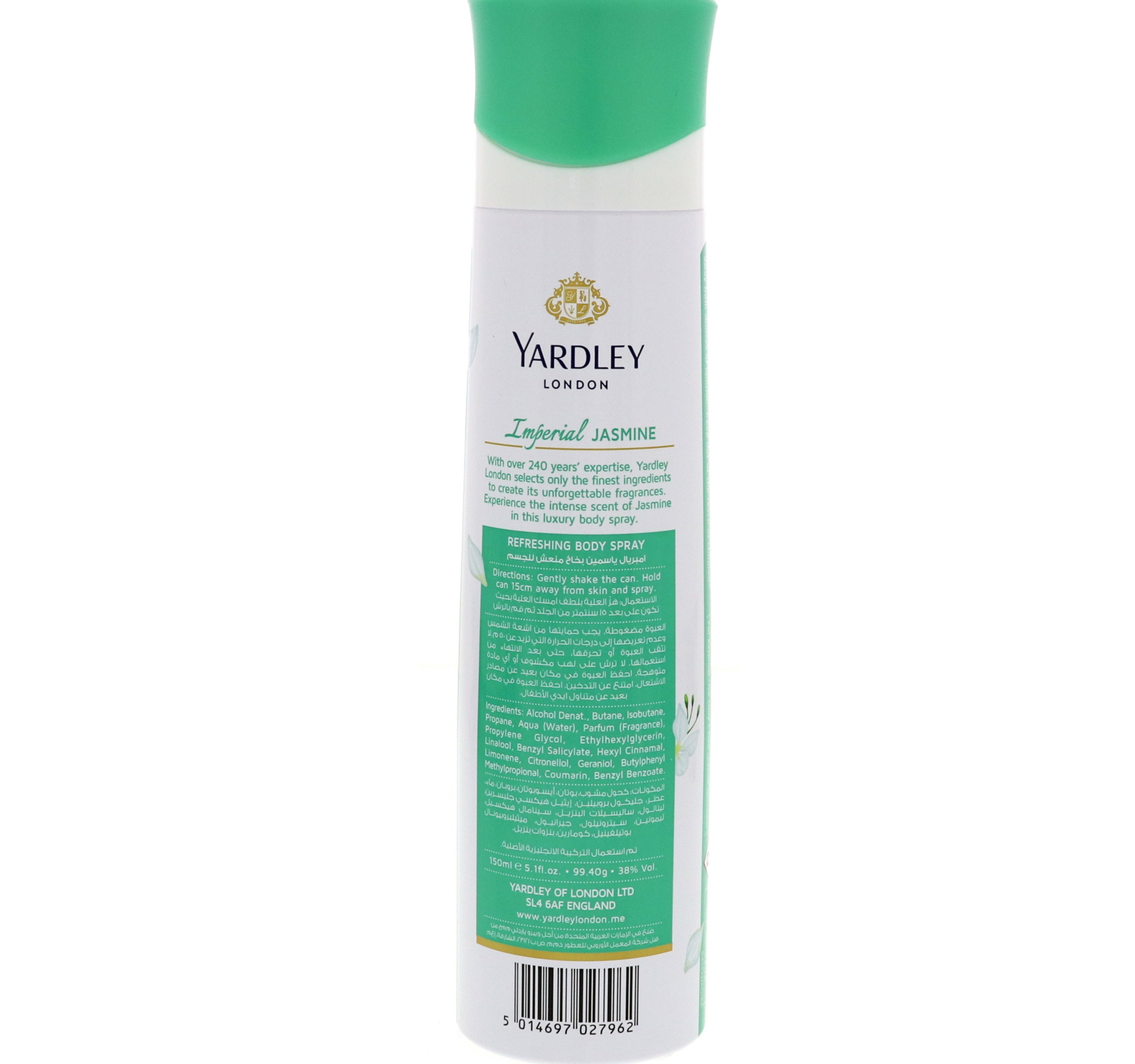 Yardley Imperial Jasmine Refreshing Body Spray 150 Ml