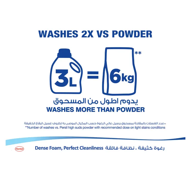 Persil Power Gel Detergent For Top Loading Washing Machines 1 Litre