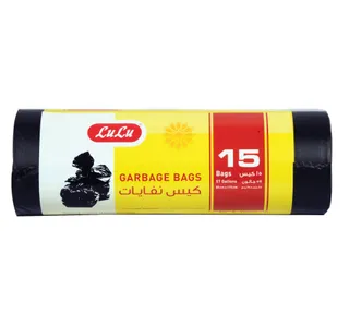 Lulu Garbage Bags 57 Gallon Size 85x115cm 15 Pcs