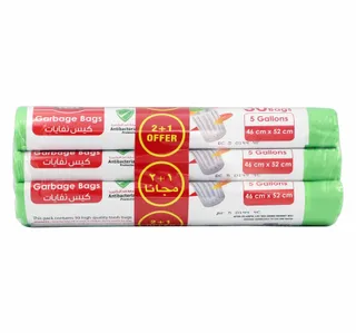 Lulu Garbage Bags 5 Gallons Size 46cm 52cm 3 Pcs