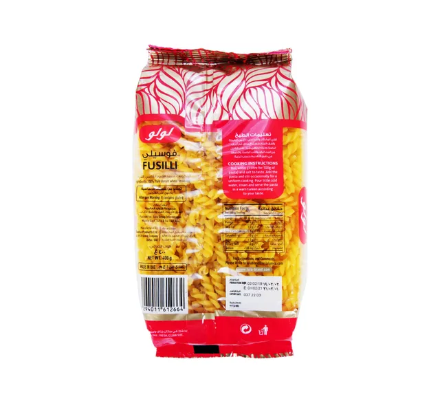 Lulu Pasta Fusilli 400 G