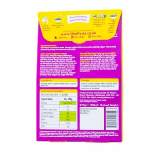 Slim Pasta Organic Fettuccine 270 G