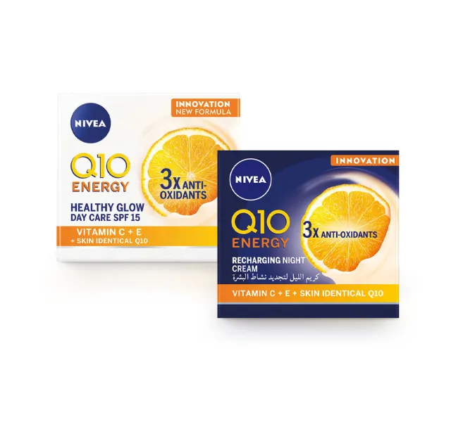 Nivea Q10 Energy Day Cream Spf15 50 Ml Night 50 Ml
