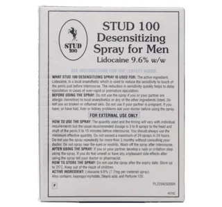 Stud 100 Desensitizing Spray For Men 12 G