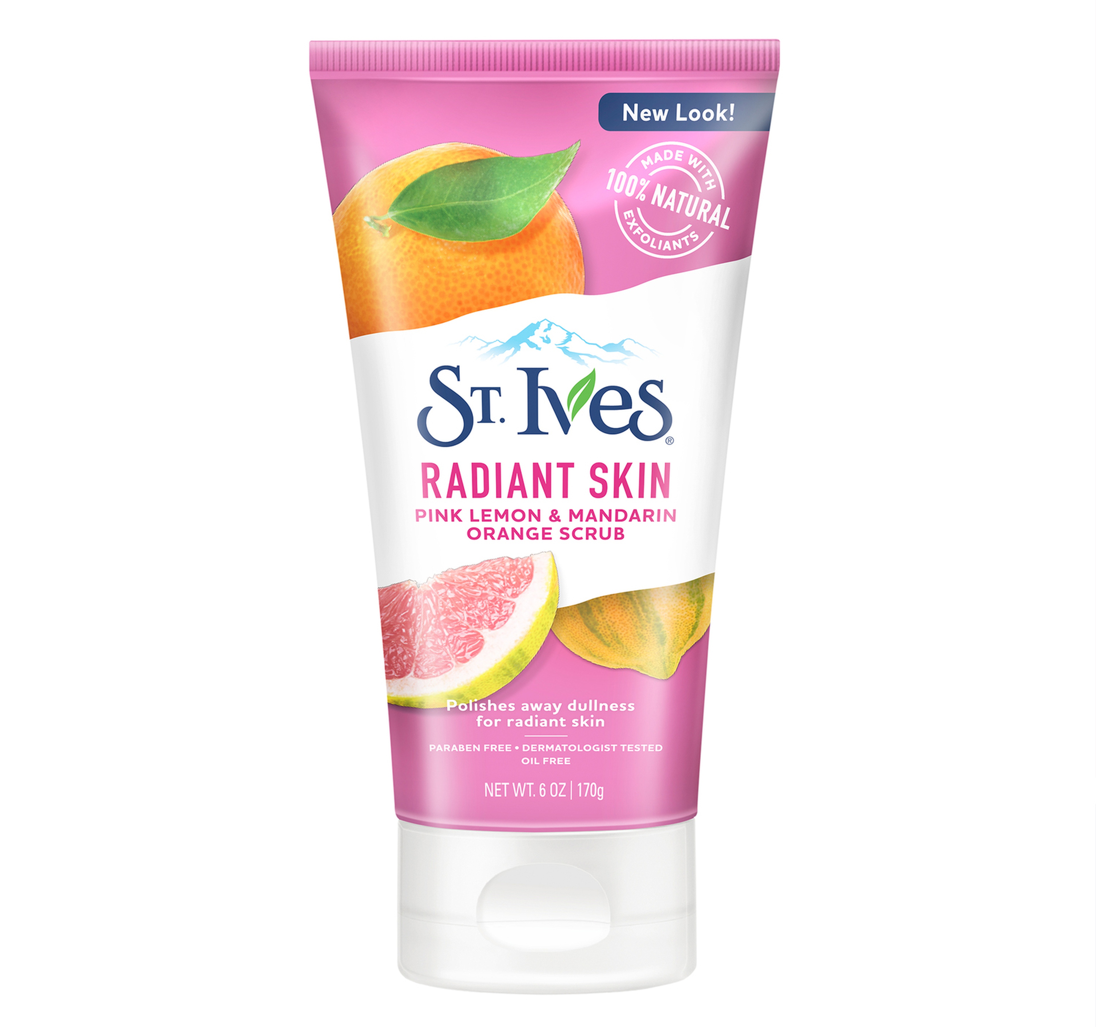 St Ives Radiant Skin Pink Lemon And Mandarin Orange Scrub 170 G