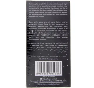 Moods Allnight Climax Delay Condoms 12 Pcs