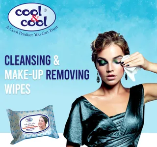 Cool Cool Make Up Remover Facial Cleansing Wipes 33 Pcs