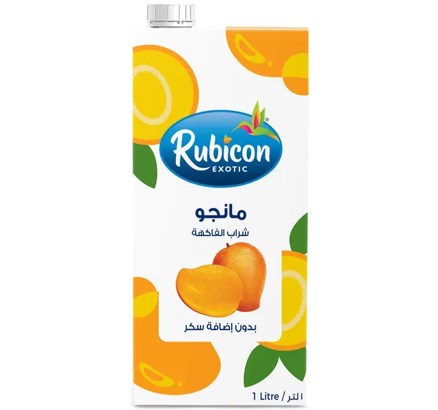 روبيكون شراب مانجو بدون سكر مضاف 1 لتر