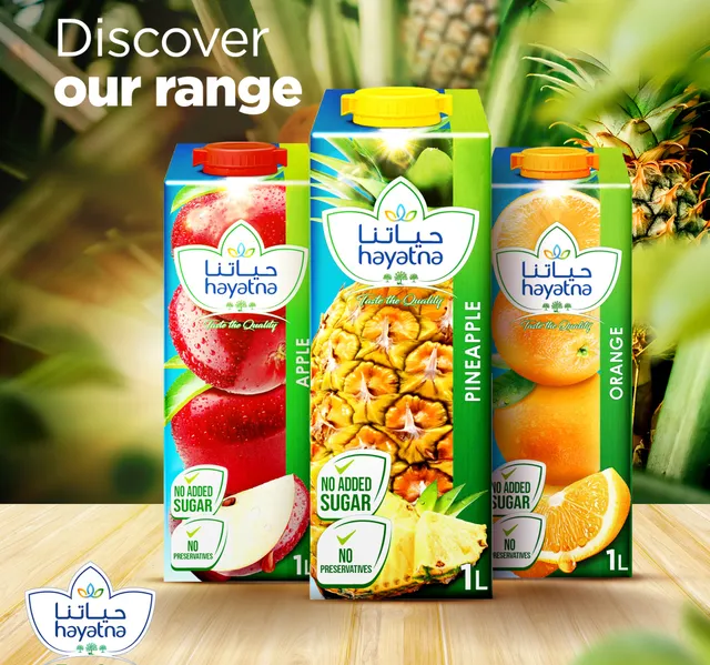 Hayatna No Added Sugar Pineapple Juice 1 Litre
