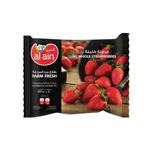 Al Ain Frozen Whole Strawberries Value Pack 2 400 G