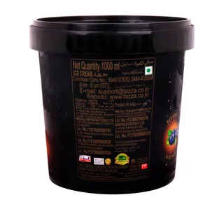 لازا آيس كريم بريميوم جولد طبيعي توت أزرق 1 Litre