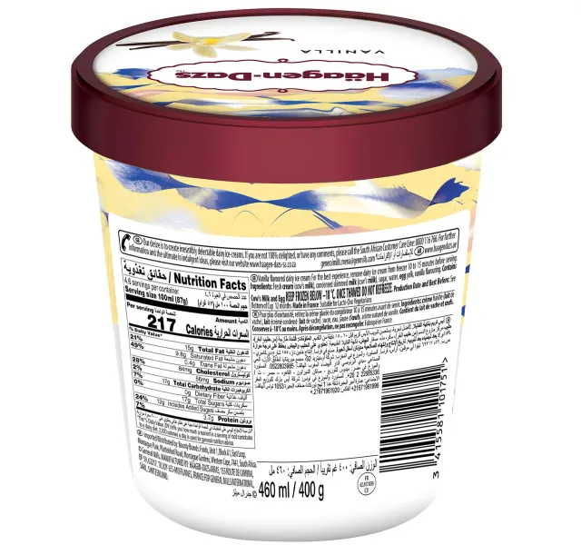 Haagendazs Vanilla Ice Cream 460 Ml