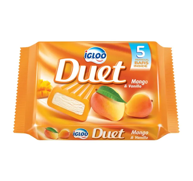 Igloo Duet Mango Vanilla Ice Cream Bar 5 X 65 Ml
