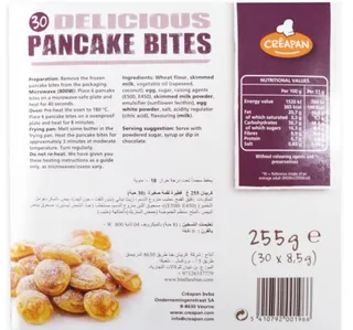Creapan Delicious Mini Pancake Bites 255 g
