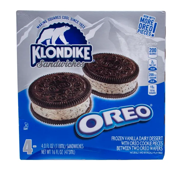 Klondike Oreo Frozen Sandwiches 473 Ml