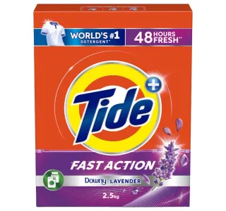 Tide Fast Action Downy Lavender Washing Powder 2 x 2.5 kg