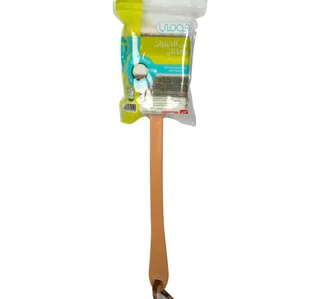 Fomme Bamboo Linen Bath Sponge With Handle 1 Pc