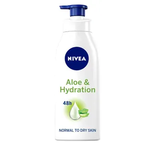 Nivea Body Lotion Aloe And Hydration Normal To Dry Skin Value Pack 400 ml + 250 ml