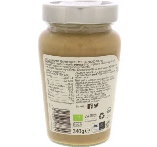 Whole Earth Smooth Organic Peanut Butter 340 g