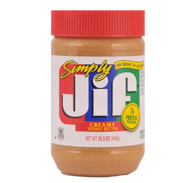 Jif Simply Creamy Peanut Butter 440 G