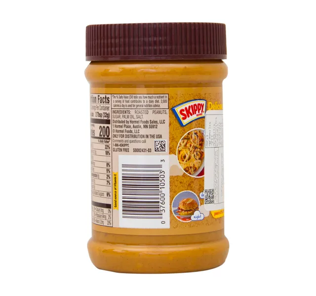 Skippy Natural Super Chunk Peanut Butter Spread 425 G