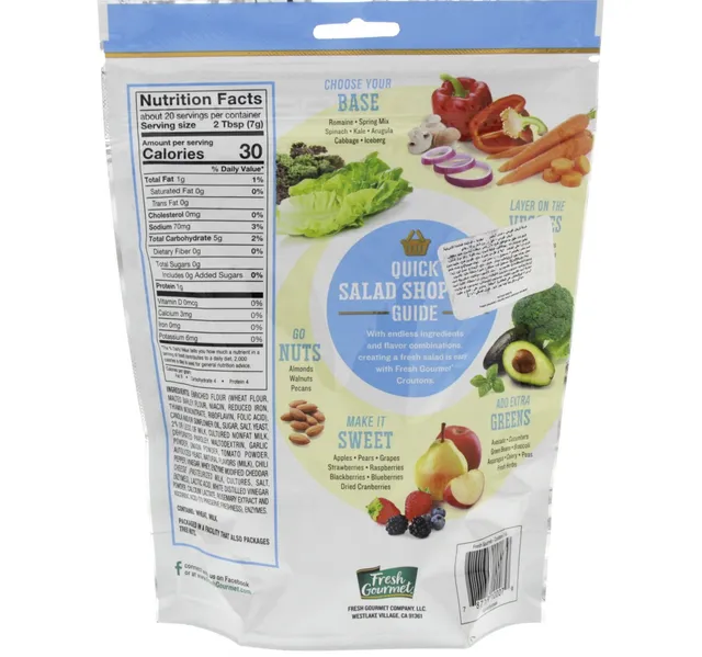 Fresh Gourmet Country Ranch Premium Croutons 142 G