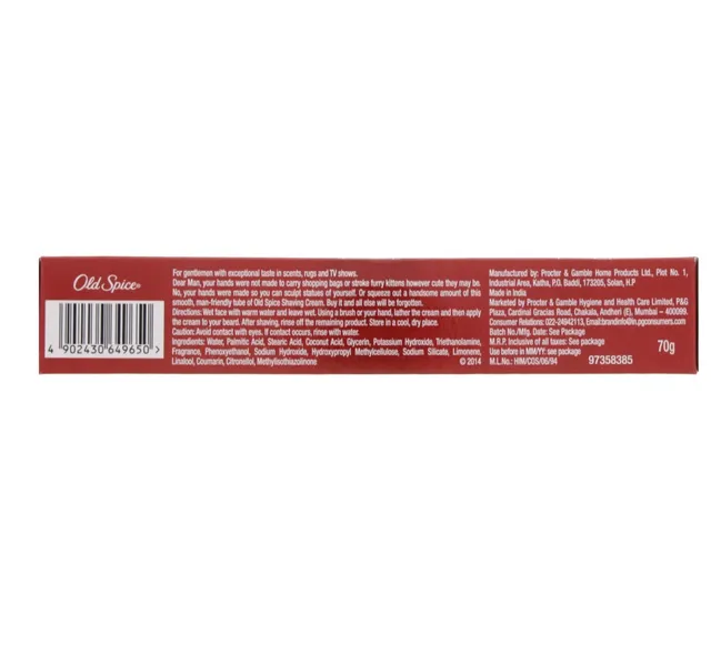 Old Spice Lather Shaving Cream Original 70 G