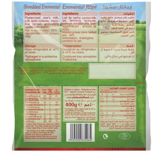 Plein Soleil Shredded Emmental Cheese 400 G