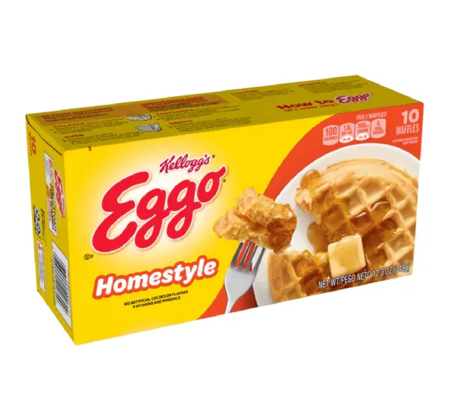 Kelloggs Eggo Homestyle Waffles 349 G